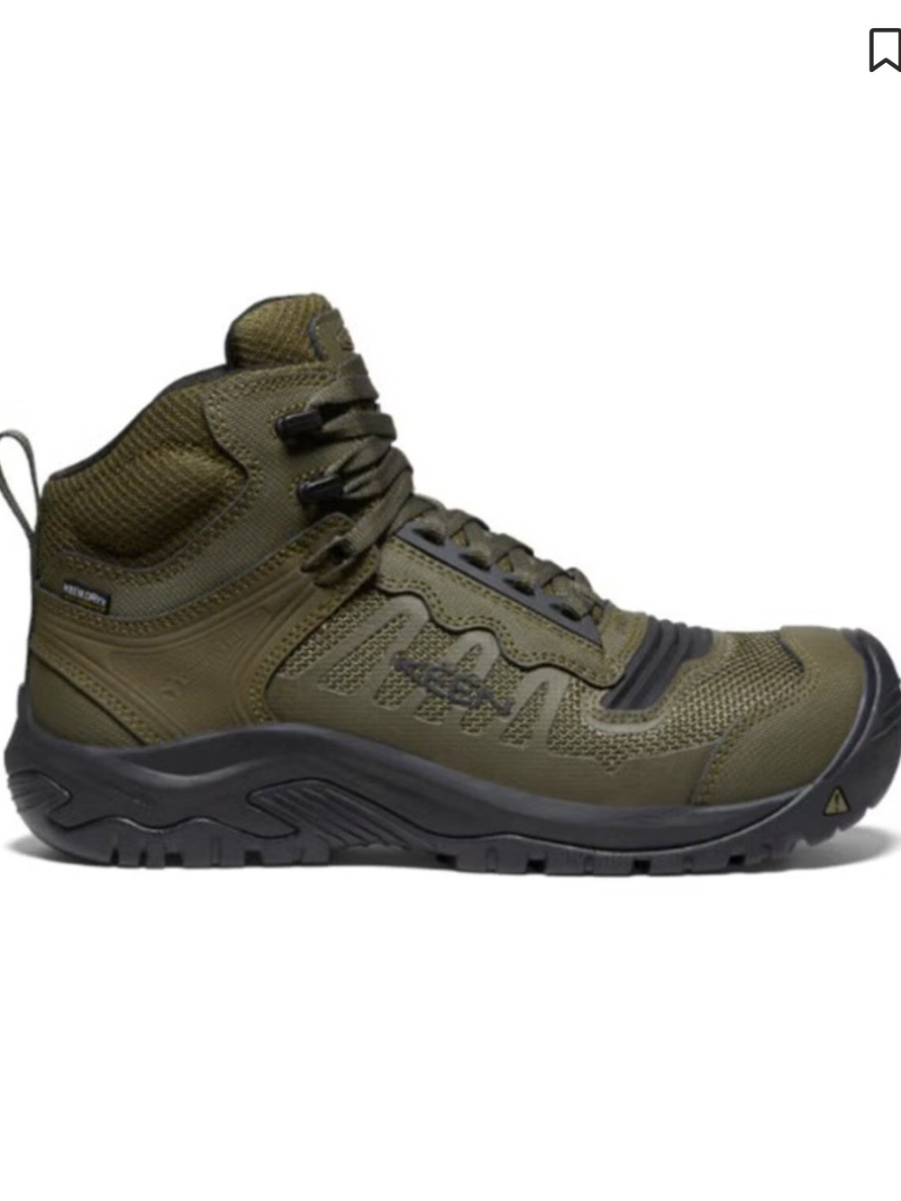 Keen Olive Green Tactical Mid-Top Work Boot - Picture 2 of 8